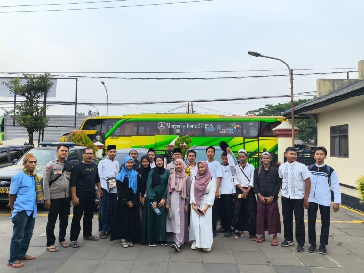 Polsek Cikupa Kirimkan Jemaah Darkum untuk Istighasah dan Doa Bersama di Polda Banten