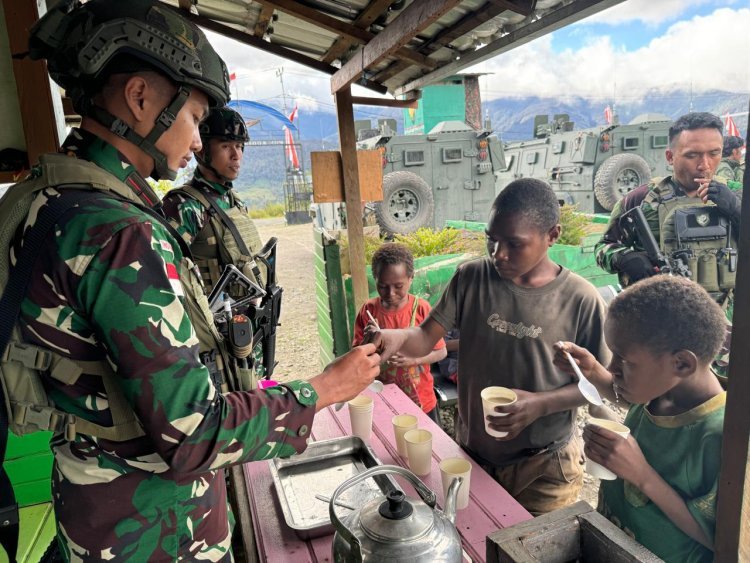 Program Papua Pintar Hadir di Habema, Anak-Anak Mamba Sambut dengan Gembira