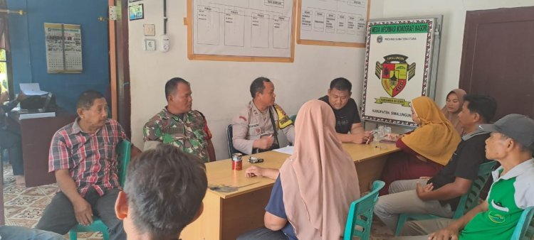 Bhabinkamtibmas dan Babinsa Berhasil Mediasi Perselisihan Warga di Siringan Ringan, Jaga Kamtibmas Jelang Pilkada