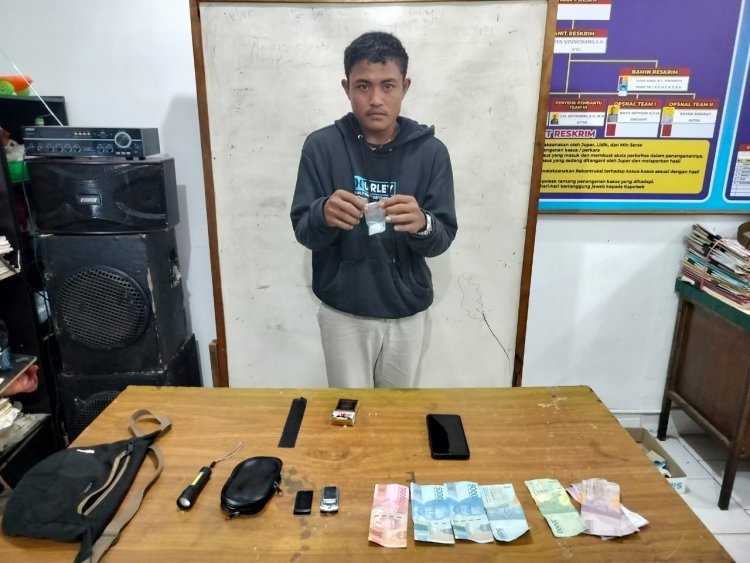 Berantas Jaring Narkoba, Polsek Tanah Jawa Polres Simalungun Berhasil Tangkap Pengedar Narkoba, Ada 3,68 Gram Sabu