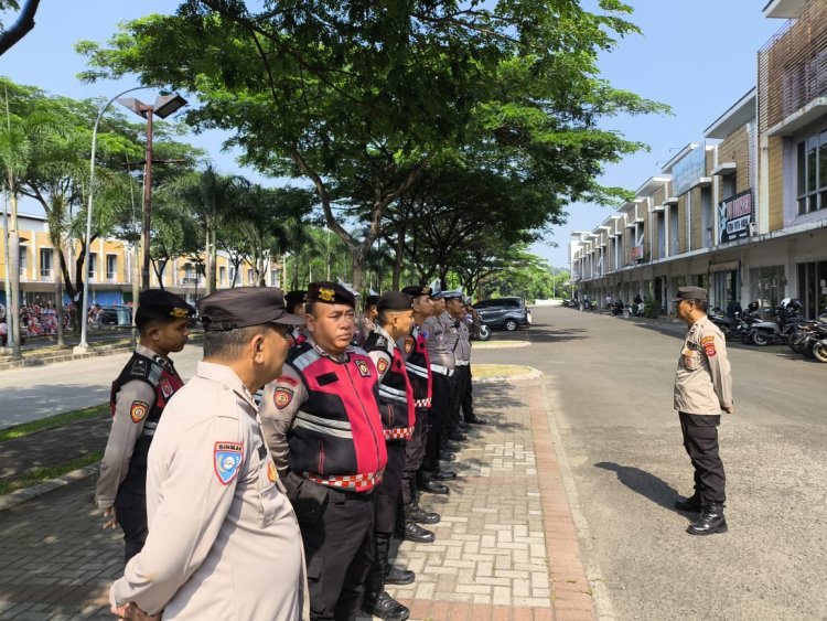 Pengamanan HUT Laskar Merah Putih dan Hari Sumpah Pemuda di Tangerang