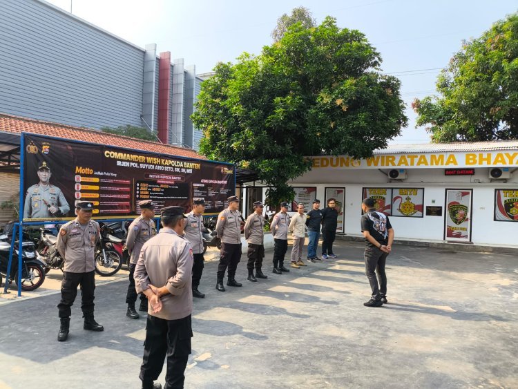 Apel Pagi Personil Polsek Cikupa untuk Meningkatkan Kedisiplinan dan Kesiapsiagaan