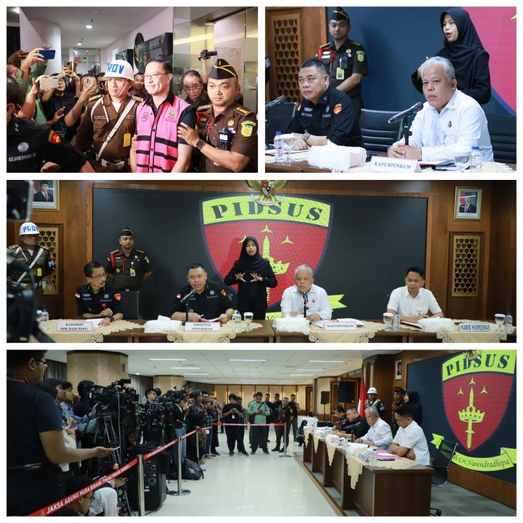 Tim Penyidik JAM PIDSUS Tetapkan 2 Tersangka Kasus Impor Gula, Termasuk Eks Menteri Perdagangan TTL