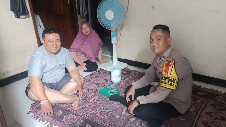 Silaturahmi Polri Bersama Masyarakat di Desa Sukanagara, Kec. Cikupa