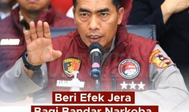 Polri Bertekad Memiskinkan Bandar Narkoba Lewat Pasal TPPU