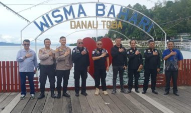 Polres Simalungun Bersama Tim Mabes Polri Gelar Risk Assessment di Danau Toba untuk Pengamanan Aquabike Jetski World Championship 2024