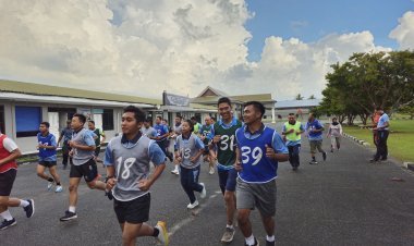 Personel TNI AU di Natuna Ikuti Tes Kesamaptaan Jasmani Semester II untuk Uji Kesiapan Fisik