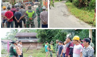 Sinergi TNI-POLRI: Gotong Royong Bersama, Hadirkan Berkah bagi Masyarakat Aceh Menjelang Pilkada
