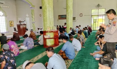 Jumat Curhat, Bhabinkamtibmas Polsek Bosar Maligas Berkoordinasi dengan Tokoh Agama untuk Tingkatkan Keamanan