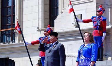 Prabowo Subianto Bertemu Presiden Peru, Perkuat Hubungan Bilateral