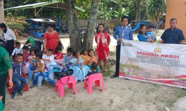 Polsek Perdagangan Perkuat Keamanan Ibadah Melalui Inisiatif Minggu Kasih