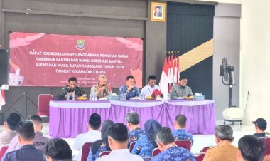 Rapat Koordinasi Pemilu 2024 Digelar di Polsek Cikupa: Komitmen Sukseskan Pilkada