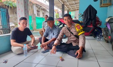 Polsek Cikupa Jalin Silaturahmi dengan Tokoh Masyarakat Desa Cibadak