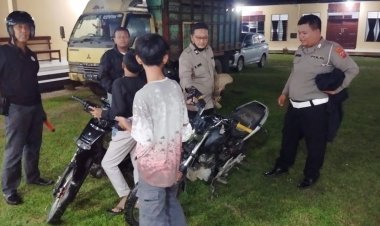 Polsek Tanah Jawa Amankan 7 Remaja yang Berkumpul di Tempat Gelap, Berikan Edukasi Jelang Pilkada