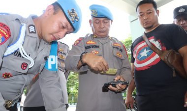 Kapolresta Tangerang Perintahkan Pengecekan Senjata Api dan Sikap Tampang Personel Pengamanan Pilkada