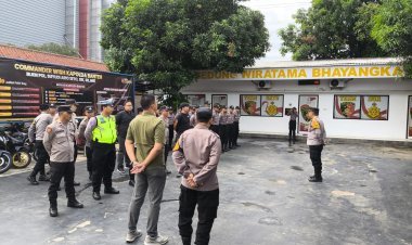 Apel Pagi Polsek Cikupa Dipimpin Kanit Samapta