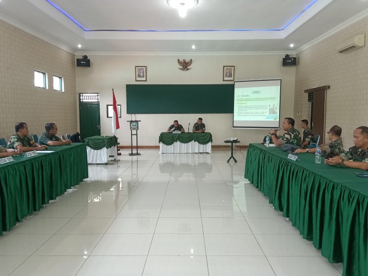 Dandim Boyolali Terima Tim Audit Itdam IV/Diponegoro