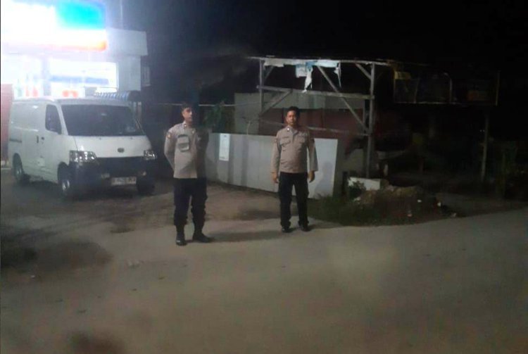 Polsek Bosar Maligas Lakukan Patroli Malam untuk Antisipasi Kejahatan 3C, Pastikan Keamanan Masyarakat Tetap Terjaga