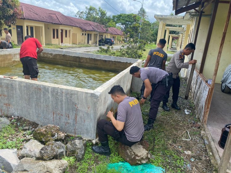 Polres Simalungun Siapkan Program Ketahanan Pangan dengan Kolam Ikan Lele, Wujud Nyata ASTA CITA Presiden