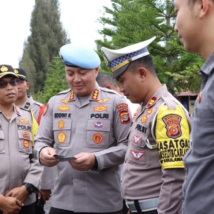 Kabid Propam Polda Aceh Tegas Larang Judi Online di Kalangan Personel, Gelar Gaktiblin di Polres Bener Meriah