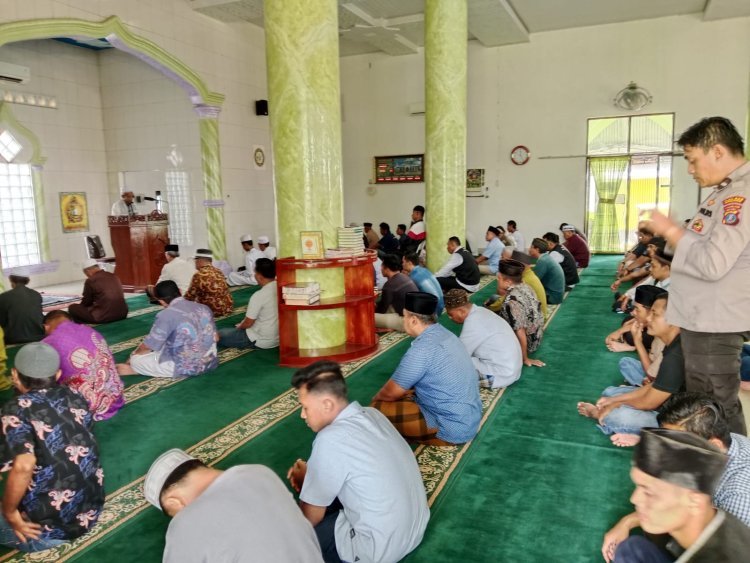 Jumat Curhat, Bhabinkamtibmas Polsek Bosar Maligas Berkoordinasi dengan Tokoh Agama untuk Tingkatkan Keamanan