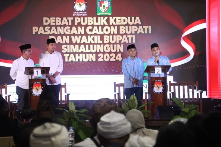Polres Simalungun Menggelar Pengamanan Debat Publik Kedua Pilkada Simalungun 2024 Berlangsung Aman dan Kondusif