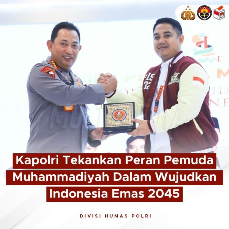 Kapolri Ajak Pemuda Muhammadiyah Dukung Indonesia Emas 2045