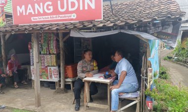 Bhabinkamtibmas Tingkatkan Kepercayaan Warga Melalui Sambang di Desa Sukanagara