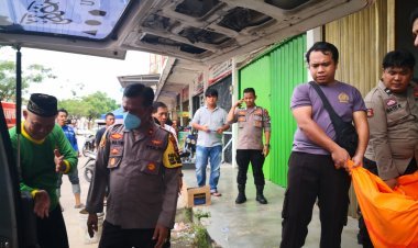 Kapolsek Sekupang Bersama Tim Unit INAFIS Polresta Barelang Selidiki Penemuan Mayat Pria di Sekupang