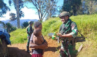 WARGA NIGILOME ANTUSIAS SAMBUT KOMSOS HABEMA