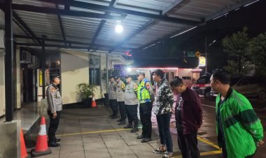 Polsek Cikupa Gelar Apel Operasi Cipkon dan Patroli Malam