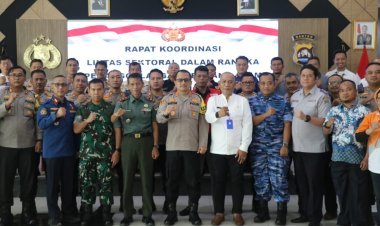 Kapolresta Tangerang Bersama Forkopimda Gelar Rapat Koordinasi Penanggulangan Bencana Alam