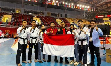 Tim Taekwondo Polri Sabet 7 Emas di Kejuaraan Terbuka Quang Ninh Vietnam