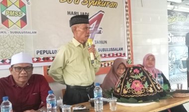 Ketua PMSS Terpilih Jadi Wakil Bupati Aceh Singkil di Milad Ke-4 PMSS