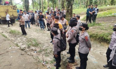Polres Simalungun Amankan Okupasi Lahan PT Sawit Indah Abadi di Buntu Bayu