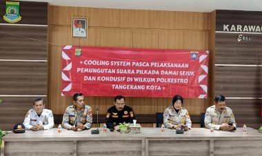 Polrestro Tangerang Kota dan Senkom Bersinergi Jaga Kondusivitas Pasca Pilkada
