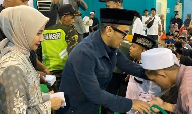 H. Moh Rano Alfath Serahkan Ambulans dan Santunan Yatim di Gelaran PKB Peduli Tangerang