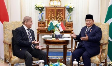 Presiden Prabowo Subianto Bahas Kerja Sama Bilateral dengan PM Pakistan di Kairo