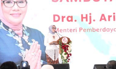 Kapolresta Didampingi Ketua Bhayangkari Cabang Kota Tangerang Hadiri Peringatan Hari Ibu ke-96