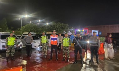 Polres Brebes Tingkatkan Patroli di Rest Area KM 260 B untuk Antisipasi Kepadatan Pengunjung