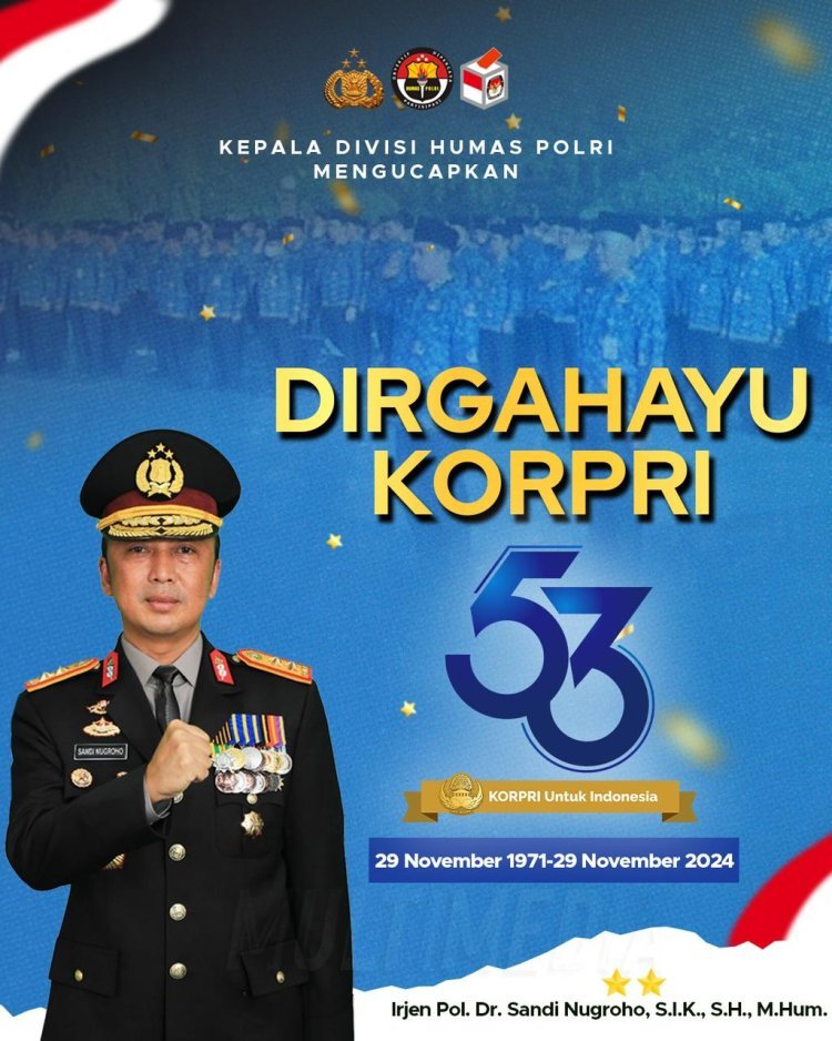 Irjen Pol. Sandi Nugroho Ucapkan Selamat HUT ke-53 Korpri