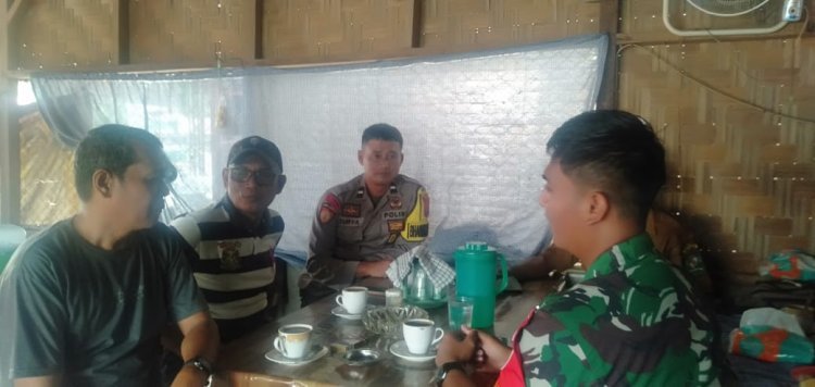 Polsek Bosar Maligas Tingkatkan Pengamanan Dan Ketahanan Pangan Pasca Pilkada 2024 di Simalungun