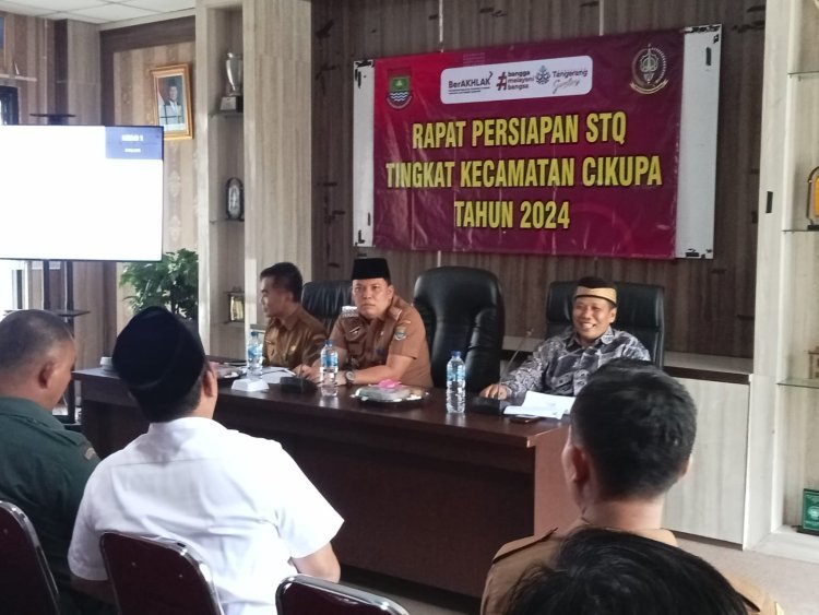 Persiapan MTQ Tingkat Kecamatan Cikupa Tahun 2024 Dimulai: Rapat Digelar di Aula Kecamatan