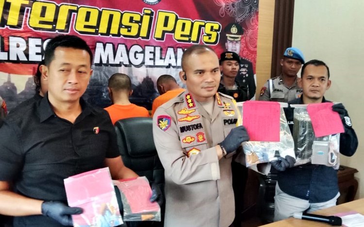 Polresta Magelang Ungkap 2 Kasus Tindak Pidana Narkoba