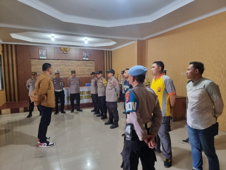 Apel Pagi Polsek Cikupa: Disiplin dan Kesiapsiagaan Jadi Prioritas
