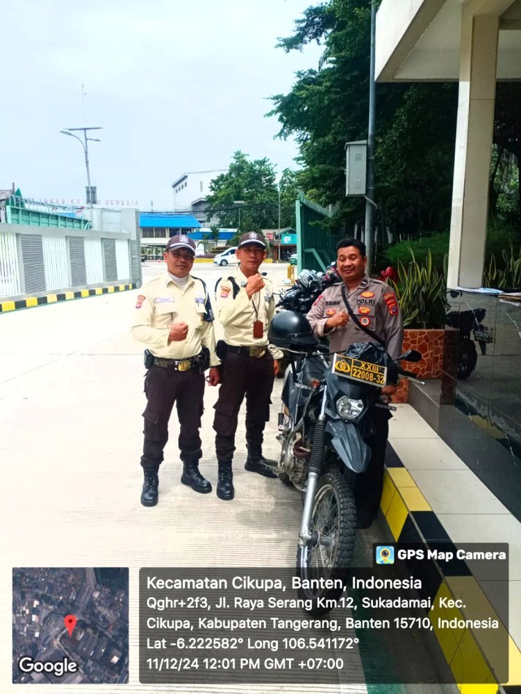 Polsek Cikupa Jalin Kedekatan dengan Masyarakat melalui Sambang Satpam PT Torabika Eka Semesta
