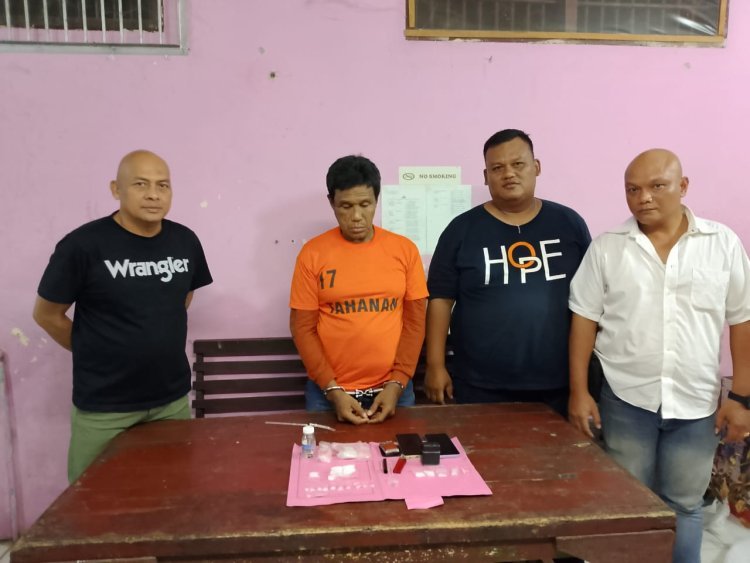 Polsek Perdagangan Amankan Pengedar Narkoba dengan Barang Bukti Hampir 18 Gram Sabu