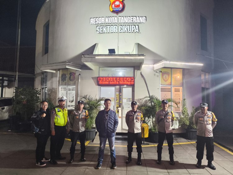 Apel Ops Cipkon Polsek Cikupa: Antisipasi Gangguan Kamtibmas