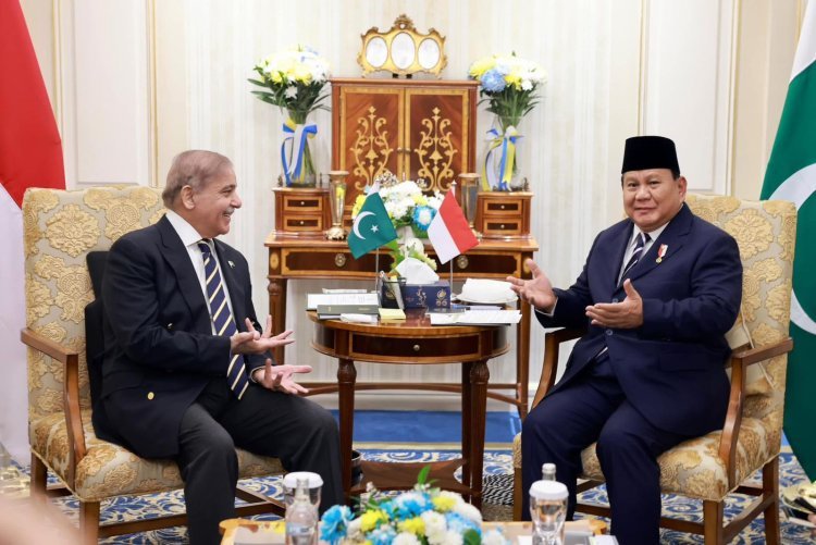 Presiden Prabowo Subianto Bahas Kerja Sama Bilateral dengan PM Pakistan di Kairo