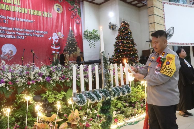 Kapolres Simalungun Pimpin Perayaan Natal Bersama Keluarga Besar dan Forkopimda